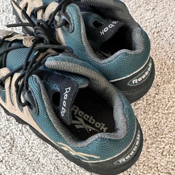 Vintage 90s Reebok Trailgrip Zig brown green hiking sneakers men’s size 9 - Picture 6 of 6